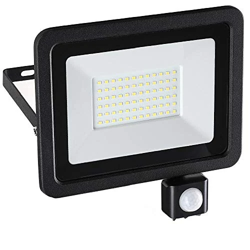 Offerta a tempo: BAKAJI Faro Led Esterno con Sensore di Movimento PIR Regolabile 50W Luce Bianco 6500K Ultra-Luminoso 4250LM Lampada Faretto Slim da Giardino Illuminazione di Sicurezza Faretti Impermeabile IP65 - 0.00% da 22.41 € a 22.41 €