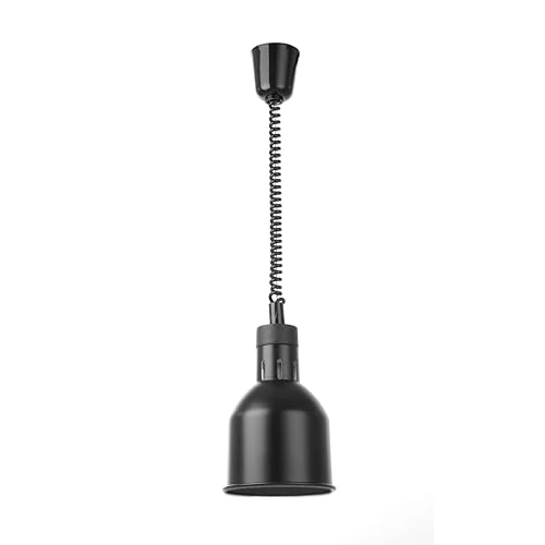 Zeitlich begrenztes Angebot: HENDI Wärmelampe, Zylinder, Inkl. Bruchsicher Infrarotlampe, Höhenverstellbar, zum Warmhalten von Speisen, Speisenwärmer, E27 Fassung, 230V/250W, ø175x(H)250mm, Aluminium, Schwarz von 68.92 € auf 68.92 € (0.00% Rabatt)