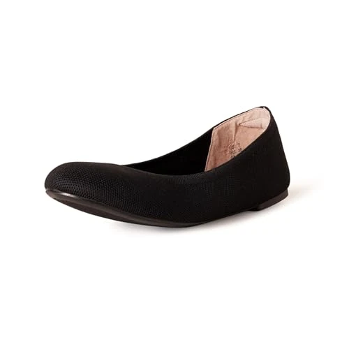 Offerta a tempo: Amazon Essentials Ballerine in Maglia Donna, Nero, 38.5 EU - 0.00% da 21.93 € a 21.93 €