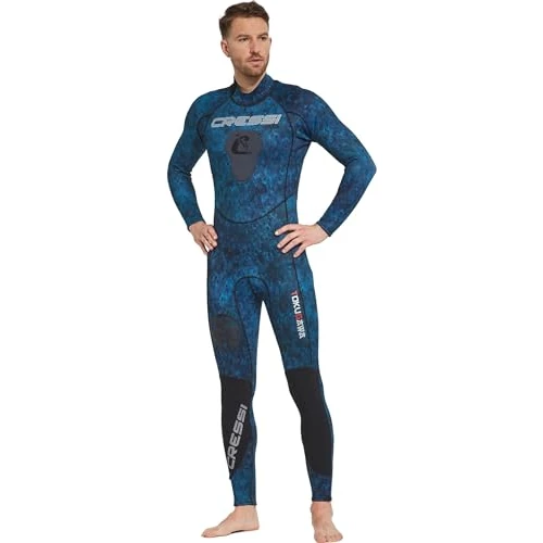 Offerta a tempo: TOKUGAWA MAN MONOPIECE WETSUIT BLUE CAMO 3mm XXL/6 - 0.00% da 168.71 € a 168.71 €