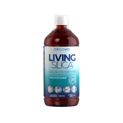 Orgono Living Silica Collagen Booster. Collagene Integratore Alimentare di Silicio Liquido Vegano, Integratore Ossa e Articolazioni contra Dolori Articolari e Muscolari. Trattamento 67 giorni