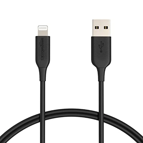 Offerta a tempo: Amazon Basics - Cavo di ricarica USB-A a Lightning, certificato MFi, serie Advanced, per iPhone, nero, 0.9 m, confezione da 2 - 10% da 17.08 € a 15.33 €