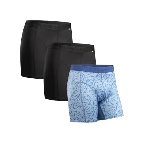 Offerta a tempo: DANISH ENDURANCE Boxer Sportivi Uomo,in Microfibra, Mutande Elasticizzate, Intimo per Sport, da Uomo, 3 Paia - 46% da 36.95 € a 19.95 €