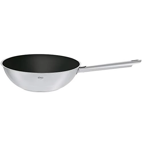 Oferta ograniczona: RÖSLE Elegancka patelnia wok, wysokiej jakości stal szlachetna z wytrzymałym ceramicznym uszczelnieniem ProCera, 28 cm, stal nierdzewna 18/10, nadaje się do płyt indukcyjnych, kolor srebrny z 124.17 EUR na 124.17 EUR (znizka 0%)