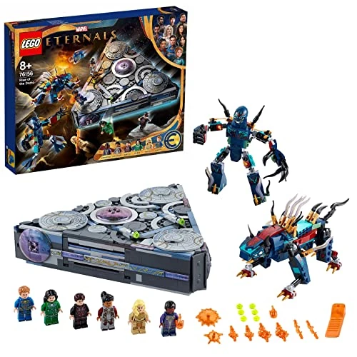 Tijdelijke aanbieding: LEGO 76156 Marvel Opkomst van de Domo Ruimtebouwspeelgoed Superheld Ruimteschip uit The Eternals Film en 2 Deviant-figuren van 99.99 € naar 59.90 € (40% korting)