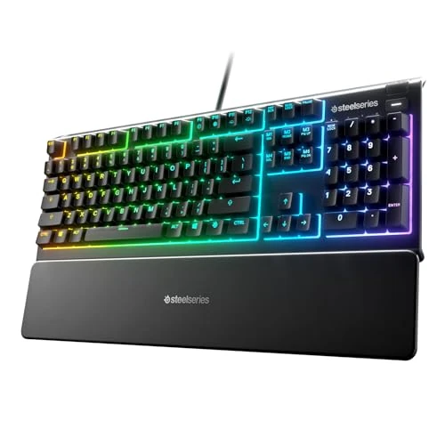 Offerta a tempo: SteelSeries Apex 3 - Tastiera da Gaming con Illuminazione RGB — 41% da 79,99 € a 47,49 €