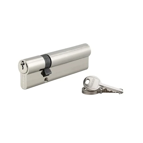 Offre limitée : THIRARD, SA, Cylindre de serrure double entrée, 30 x 80 mm, Nickel, 3 clés de 16.74 € à 12.54 € (25% de remise)