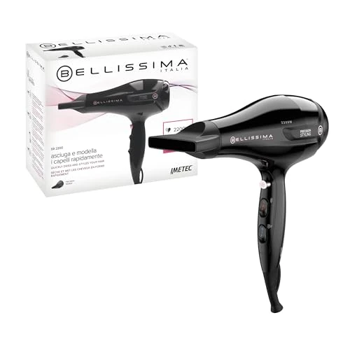 Imetec Bellissima Hair Dryer S9 2200 Precision Dries and Models, 2200 W, 8 Air Temperature Combinations