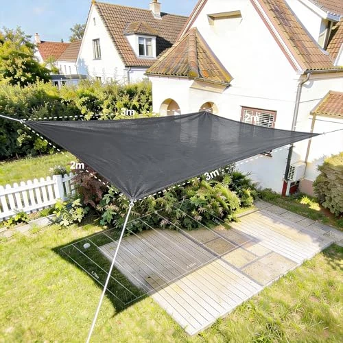 Oferta limitada: HAIKUS Toldo Vela Rectangular 2x3 m, Vela de Sombra 3x2 m HDPE, Transpirable, Resistente, 98% Protección Rayos UV para Exterior, Jardín, Terrazas (Gris/Grafito) de 25.99 € a 19.99 € (ahorro 23%)