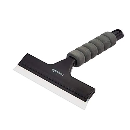 Offerta a tempo: Amazon Basics Tergivetro con manico per finestre, specchi, vetri dell’auto, Nero - 15% da 9.89 € a 8.40 €