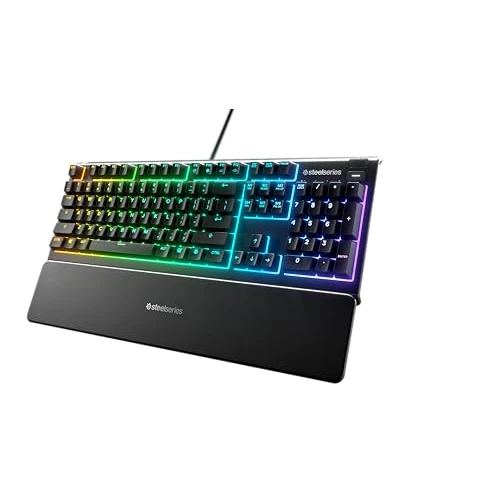 Offerta a tempo: SteelSeries Apex 3 Tastiera da Gaming RGB, Illuminazione RGB a 10 Zone — 25% da 79,99 € a 59,99 €