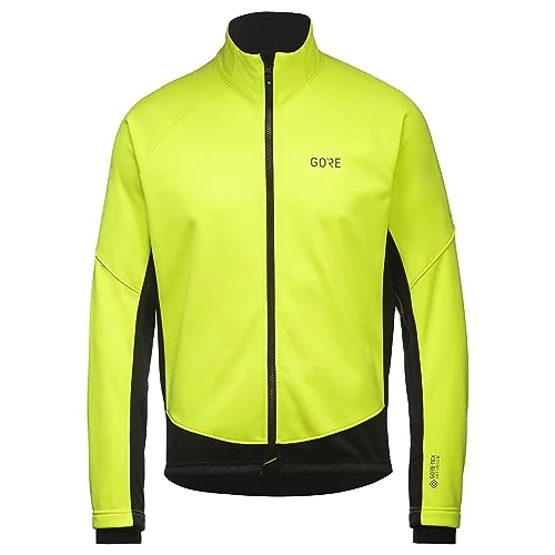 Offre limitee: GORE WEAR Hommes Thermo veste à vélo, C3, GORE-TEX INFINIUM, L, Jaune-Fluo/Noir de 159.95 EUR a 95.97 EUR (economie 40%)