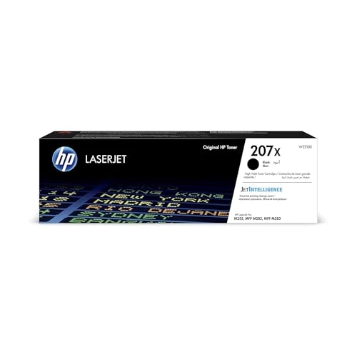 HP W2210X 207X High Yield Original LaserJet Toner Cartridge, Black, Single Pack