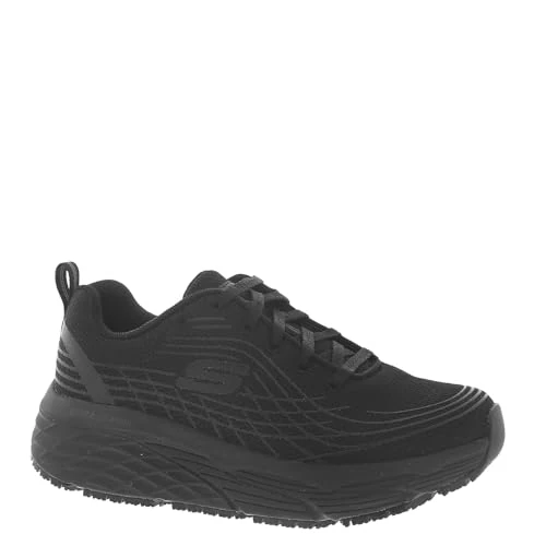 Offerta a tempo: Skechers, Scarpe da Donna con Suola Comoda Max Cusioning Elite SR, Nero, 41 EU - 0.00% da 83.33 € a 83.33 €