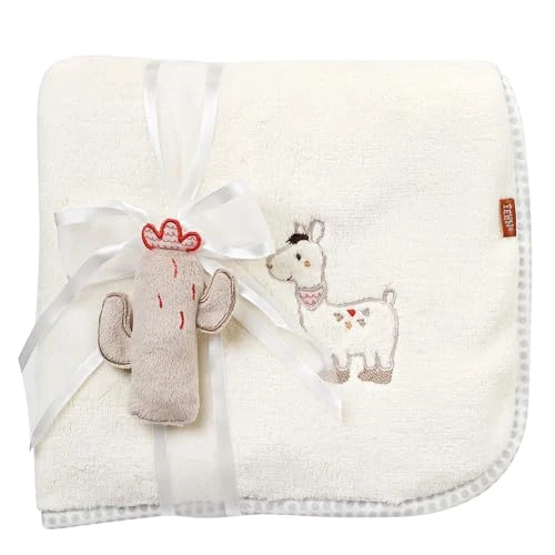 Offerta a tempo: Fehn Coperta con lama – morbida coperta per neonati e bambini a partire da 0 mesi – per coccolarsi, come tappetino per gattonare, telo o coperta per casa e in viaggio - 0.00% da 14.08 € a 14.08 €
