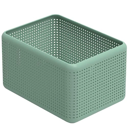 Zeitlich begrenztes Angebot: Rotho Madei Aufbewahrungskiste 13l, Kunststoff (PP recycelt) BPA-frei, grün, 13l (32.6 x 23.8 x 18.8 cm) von 11.99 € auf 11.99 € (0.00% Rabatt)