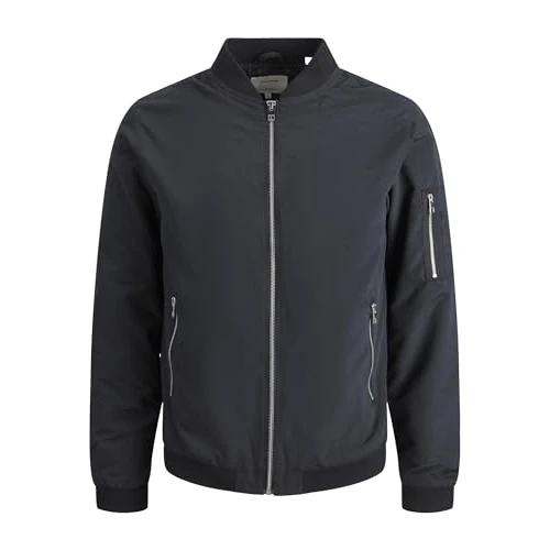 Limited-time offer: JACK & JONES Mens Rush Bomber Jacket - Black - X Large from 40.00 GBP to 26.18 GBP (save 35%)