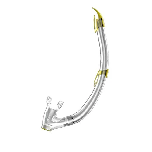 Offerta a tempo: SEAC Fast WV, Snorkel con Top Anti-Splash e Valvola di Scarico Unisex Adulto, Trasparente/Giallo, Standard - 17% da 13.29 € a 10.99 €