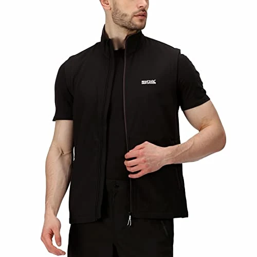 Oferta limitada: Regatta Bradwell III Chaleco Térmico Softshell Resistente Al Viento con Cremallera Bodywarmers, Hombre, Black, 4XL de 49.99 € a 37.35 € (ahorro 25%)
