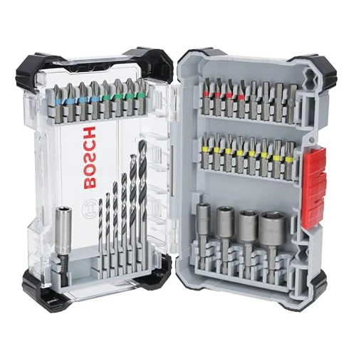 Offerta a tempo: Bosch Set di 35 punte extra rigide e punte per trapano HSS in metallo, 35 pezzi (197 x 110,5 mm, accessori professionali, cacciavite trapano) - 0.00% da 26.50 € a 26.50 €