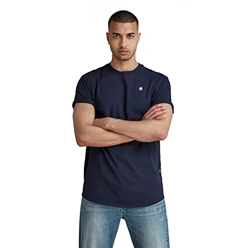 Oferta limitada: G-STAR Camiseta Lash para Hombre, Azul (sartho blue D16396-B353-6067), XXL de 29.95 € a 26.82 € (ahorro 10%)