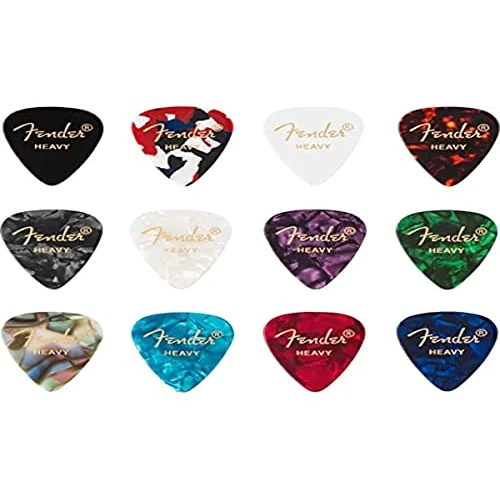 Zeitlich begrenztes Angebot: Fender© 351 Celluloid Medley Picks, H (12 Stück), 0980300500 von 10.54 € auf 5.90 € (44.02% Rabatt)