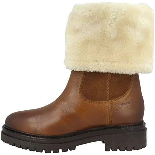 Offerta a tempo: Geox D Iridea M, Stivali Donna, Marrone (Cognac), 36 EU - 44% da 159.90 € a 89.37 €