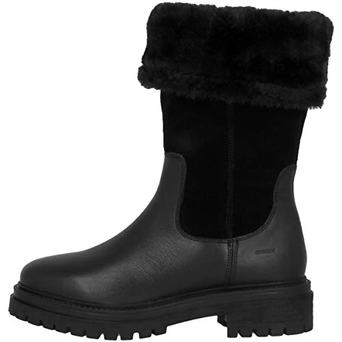 Oferta limitada: Geox D Iridea M, Botas para Mujer, Negro (Black), 37 EU de 159.90 EUR a 83.99 EUR (ahorro 47%)