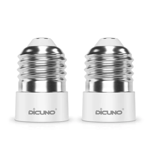 Offerta a tempo: DiCUNO Adattatore da E27 a E14, Socket Converter Socket Adapter, 2 Pezzi - 0.00% da 9.99 € a 9.99 €