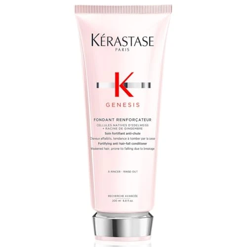 KERASTASE Genesis - Fondant Renforçateur - Après-Shampoing Fortifiant & Anti-Chute -97 % de Chute de Cheveux due à la Casse au Brossage* - Edelweiss & Racine de Gingembre - Cheveux Fragiles - 200 ml