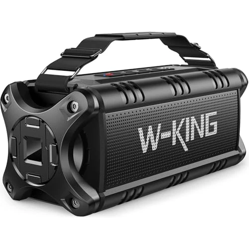 Oferta ograniczona: 50 W (70W MAX) Mocny głośnik Bluetooth, W-KING Wodoodporny przenośny głośnik IPX6, bezprzewodowy głośnik Bluetooth z 40 godzin autonomii/Powerbank/EQ, głębokie basy/stereofoniczny HiFi, NFC/AUX/TF z 359.99 PLN na 359.99 PLN (zniżka 0%)