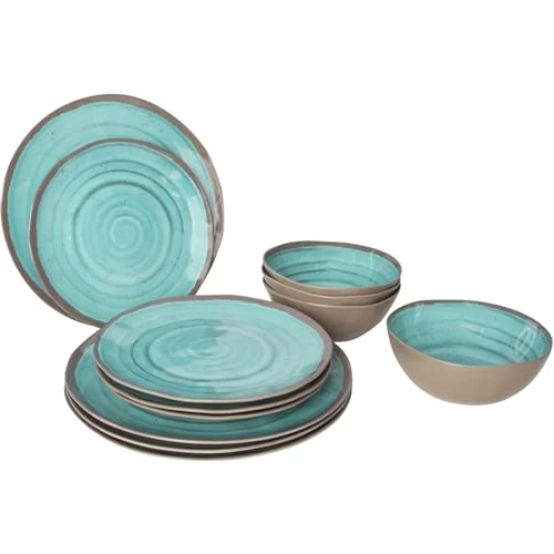 Oferta limitada: Bo-Camp - Vajilla - Halo - 12 Piezas - Aqua de 50.95 € a 50.95 € (ahorro 0.00%)
