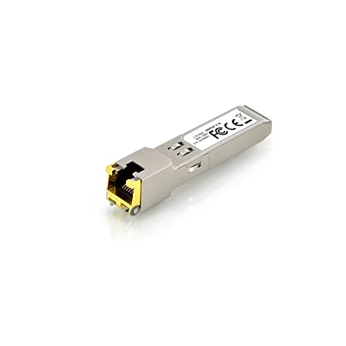 DIGITUS Uniwersalny moduł Gigabit SFP+ - 10 Gbit/s - do miedzianego kabla krosowego CAT 6A - Mini GBIC - gniazdo RJ45 - zasięg 100 m - Plug & Play