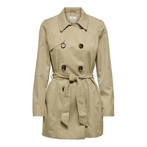 ONLY Onlvalerie Trenchcoat CC Otw regenjas voor dames, Ginger Root, M