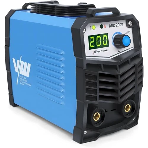 Offerta a tempo: Saldatrice ad Elettrodo MMA 200A IGBT Portatile Saldatrice Inverter | Saldatrice elettrodo inverter MMA 200A con tecnologia IGBT, Hot Start, Arc Force e Anti Stick, macchina per saldare portatil - 14.38% da 125.43 € a 107.39 €