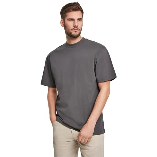 Offerta a tempo: Urban Classics Maglietta Uomo a Maniche Corte, Tall Tee Oversize in Cotone, Spalle Morbide e Scollatura a Girocollo, Taglie Forti Disponibili - 34% da 14.90 € a 9.89 €