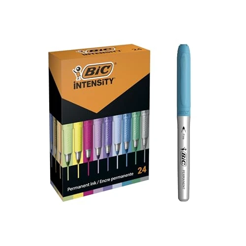 Offerta a tempo: Bic Intensity, Pennarelli Colorati Indelebili — 26% da 27,45 € a 20,29 €