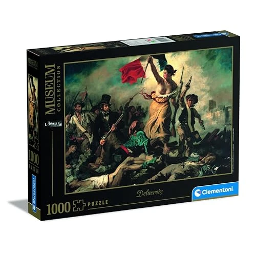 Tijdelijke aanbieding: Clementoni - 39549 - Museumcollectie Puzzel Louvre - Delacroix, Liberty Leading the People - 1000 stukjes - Made in Italy - legpuzzels voor het schilderen van volwassenen van 10.89 EUR naar 10.89 EUR (korting 0%)