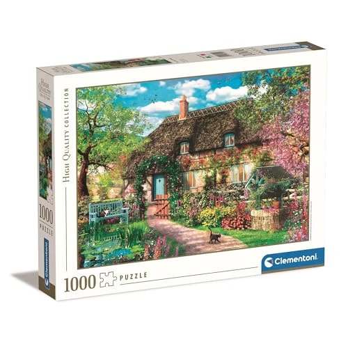 Offerta a tempo: Clementoni Collection Puzzle 1000 Pezzi per Adulti e Ragazzi, Illustrazione con Paesaggio Rurale The Old Cottage, Idea Regalo, Made in Italy, 70x50 cm, 39520 - 7% da 13.90 € a 12.90 €