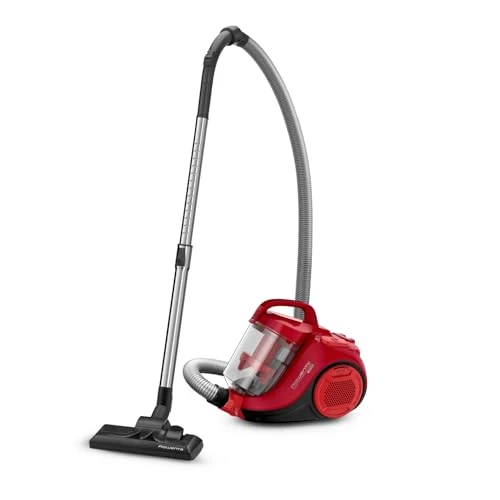 Offerta a tempo: Rowenta RO2913 Swift Power Cyclonic Aspirapolvere a Traino Senza Sacco, 1.2 L, 750 W, 77 dB(A), Tecnologia Ciclonica, Compatto e Silenzioso, Filtro Alta Efficienza - 50% da 132.99 € a 66.14 €
