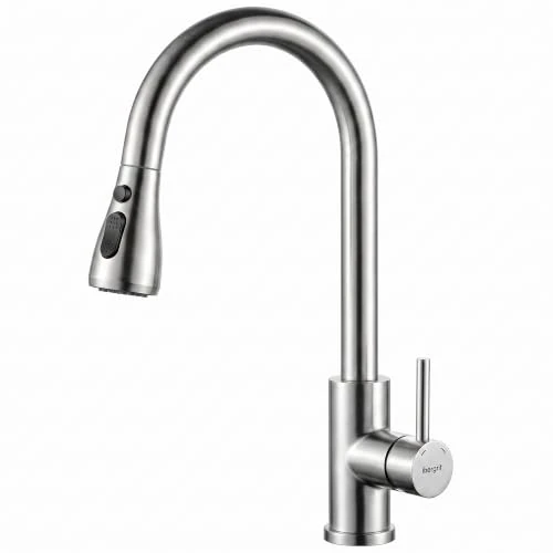 Offre limitée : Ibergrif M22137 Mitigeur Cuisine, Robinet Cuisine 360° en Acier Inoxydable de 33.99 € à 33.99 € (0.00% de remise)