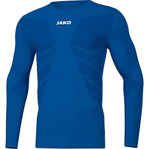 Limited-time offer: JAKO Comfort 2.0 Long Sleeve Children's Longsleeve - Sport Royal, X-Small from 26.36 £ to 26.36 £ (save 0.00%)