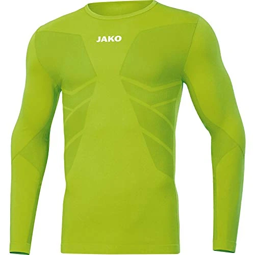 Offre limitée : JAKO - Maillot Manches Longues Comfort 2.0, Mixte, Néon Vert, M de 33.50 € à 33.50 € (0.00% de remise)