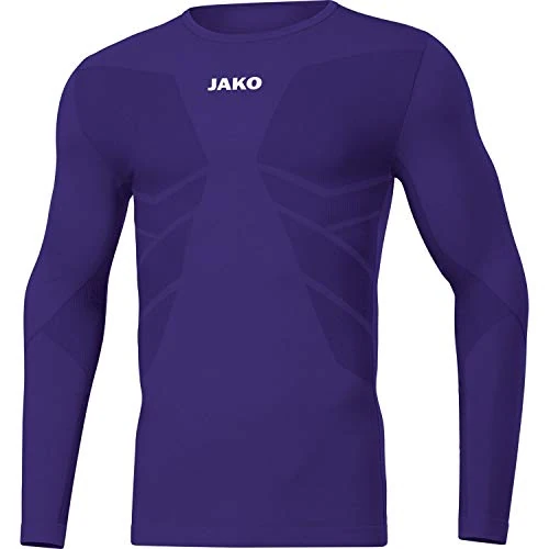 Offerta a tempo: Jako Comfort 2.0, Maniche Lunghe. Uomo, Lilla, M - 0.00% da 25.27 € a 25.27 €