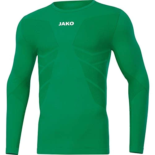Offre limitée : JAKO - Maillot Manches Longues Comfort 2.0, Mixte, Vert Sportif, S de 27.22 € à 24.12 € (11% de remise)