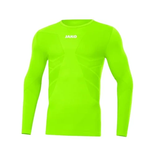 JAKO - Comfort 2.0 Met Lange Mouwen, Uniseks-Volwassene, Neon Groen, S