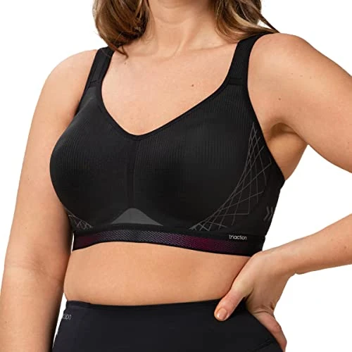 Triumph Triaction Cardio Flow P EX, Reggiseno Sportivo Incrociato sulla Schiena Donna, Nero, 90F