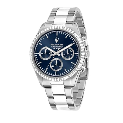 Begrenztes Angebot: Maserati Herrenuhr, Competizione Kollektion, aus Edelstahl, mit Edelstahl-Armband - R8853100022 von 239.00 EUR auf 191.20 EUR (Rabatt 20%)