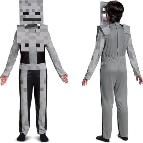 Oferta limitada: Disguise Disfraz Minecraft Esqueleto Clásico para Niño, Halloween, Talla S de 34.63 € a 32.78 € (ahorro 5%)