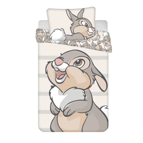 Oferta limitowana: Poszewka na kołdrę dla niemowląt Panpan Disney Bambi 100% bawełna Pościel 100x135cm Poszewka 40x60cm z 74.28 zł na 59.00 zł (oszczędź 21%)